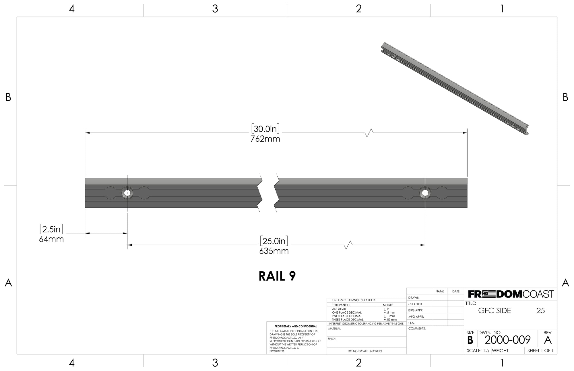 Freedom Track for GFC Go Fast Campers